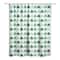 Multiple Pattern Ombre Shamrock Shower Curtain 71" x 74" Shower Curtain